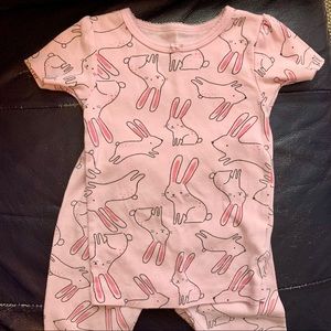 Carter’s- pink bunny pajamas 2T